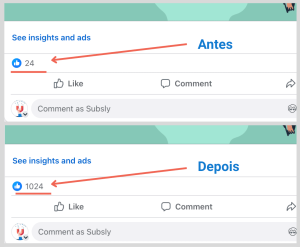 Facebook likes