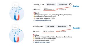 Instagram followers